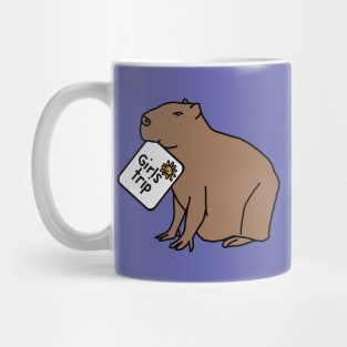 Cute Capybara Goes on a Girls Trip Mug